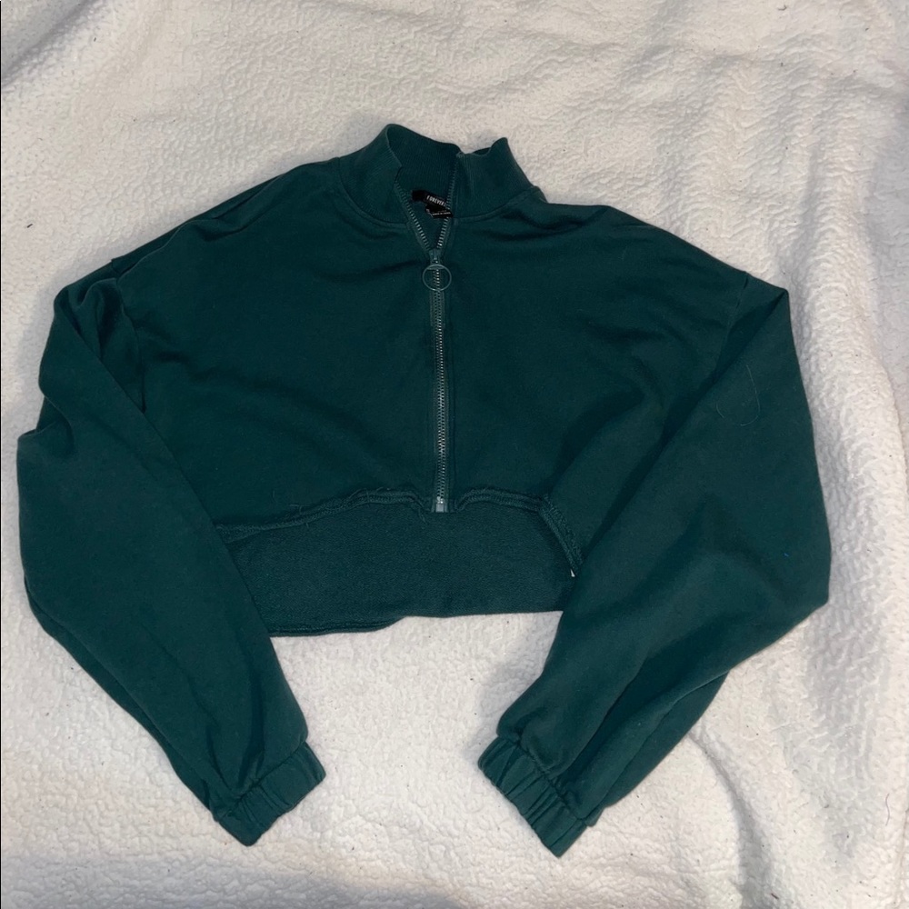 Long sleeve crop top jacket